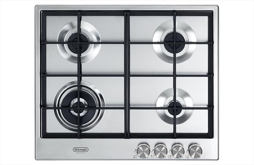 Immagine del prodotto DE LONGHI - Piano cottura a gas NSL 460 X 4 fuochi 60cm-Inox