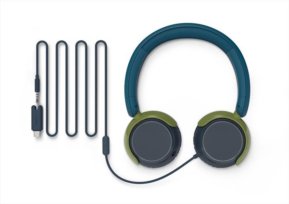 Immagine del prodotto PHILIPS - Cuffie on-ear cablate per bambini TAK2000CT/00-Ottanio cristallizzato