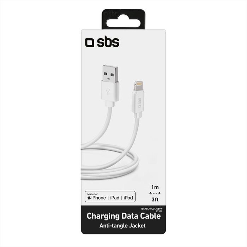 Immagine del prodotto SBS - TECABLPOLOLIG89W Cavo lightning-Bianco