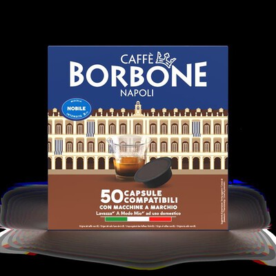 CAFFE BORBONE - Miscela Nobile - Comp. LAVAZZA A MODO MIO 50 Caps