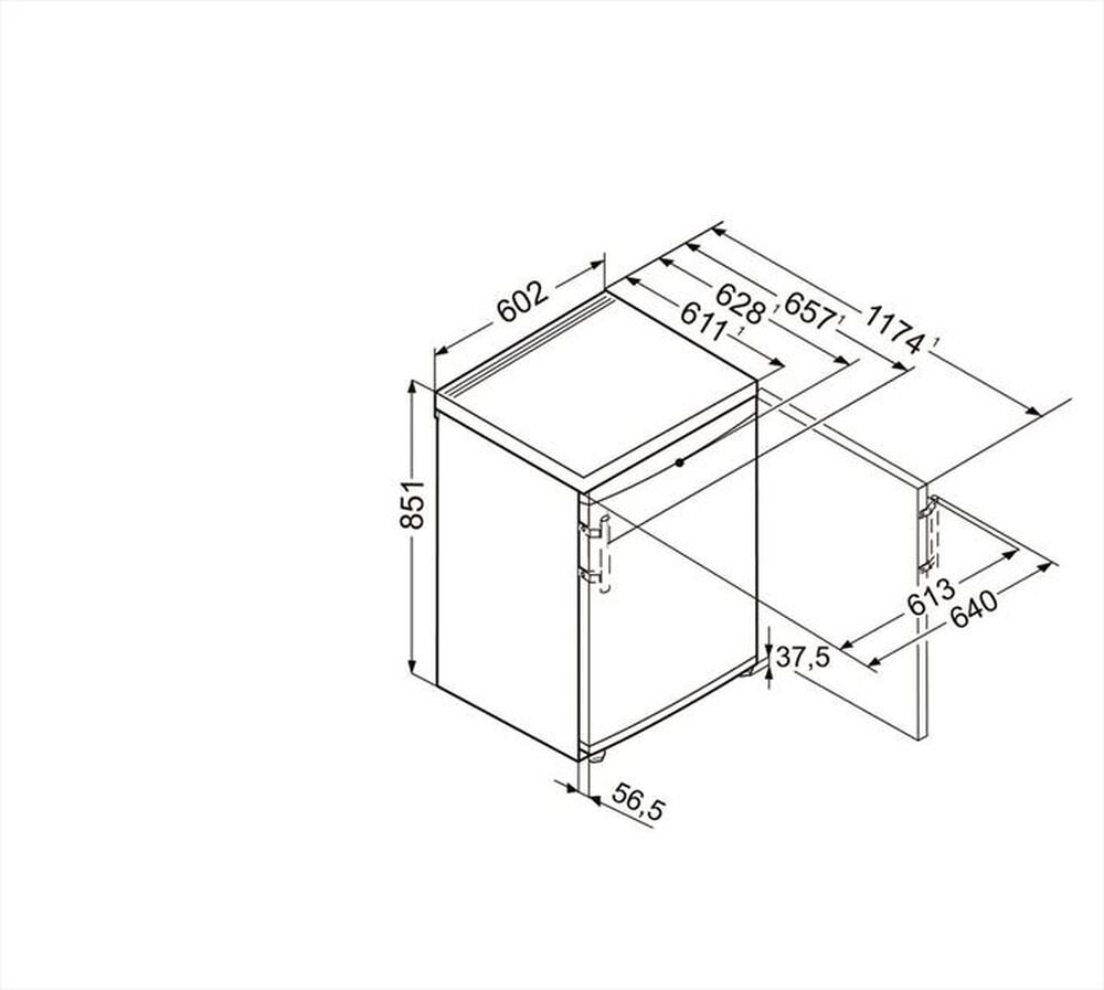 Immagine del prodotto LIEBHERR - Congelatore verticale GP 1486-21 Classe D 106 lt-Bianco