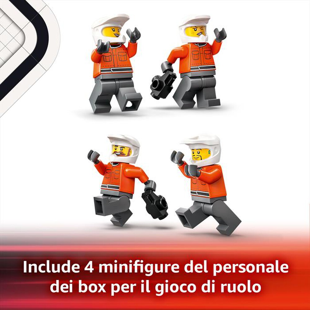 Immagine del prodotto LEGO - CITY F1 Pitstop e meccanici con Ferrari F1&reg; 60443