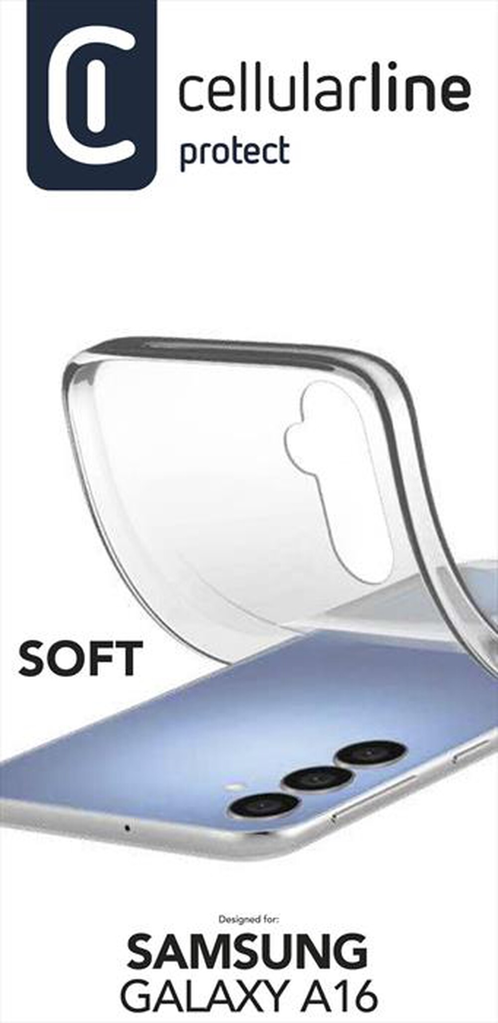 Immagine del prodotto CELLULARLINE - Cover Soft Galaxy A16 SOFTGALA16T-Trasparente