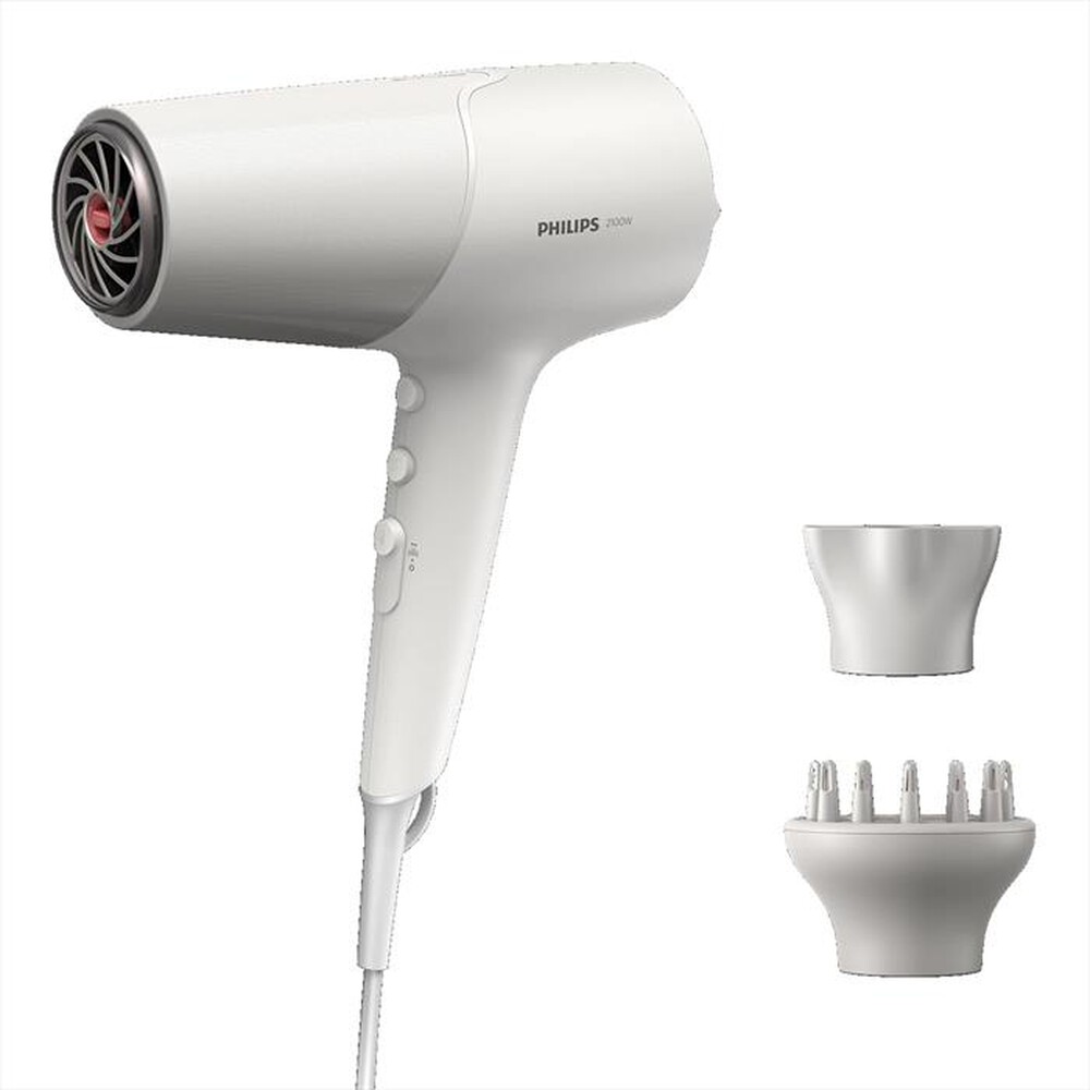 Immagine del prodotto PHILIPS - Asciugacapelli BHD501/20-Bianco e metallizzato