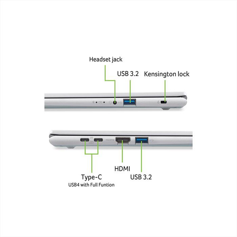 Immagine del prodotto ACER - Notebook ASPIRE GO 16 AG16-71P-59QE-Silver