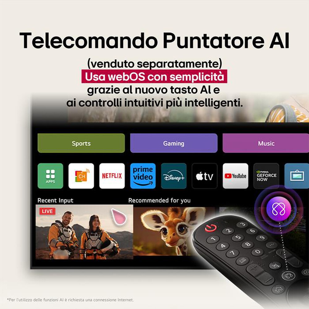 Immagine del prodotto LG - Smart TV LED UHD 4K 50" 50UA73006LA-Nero