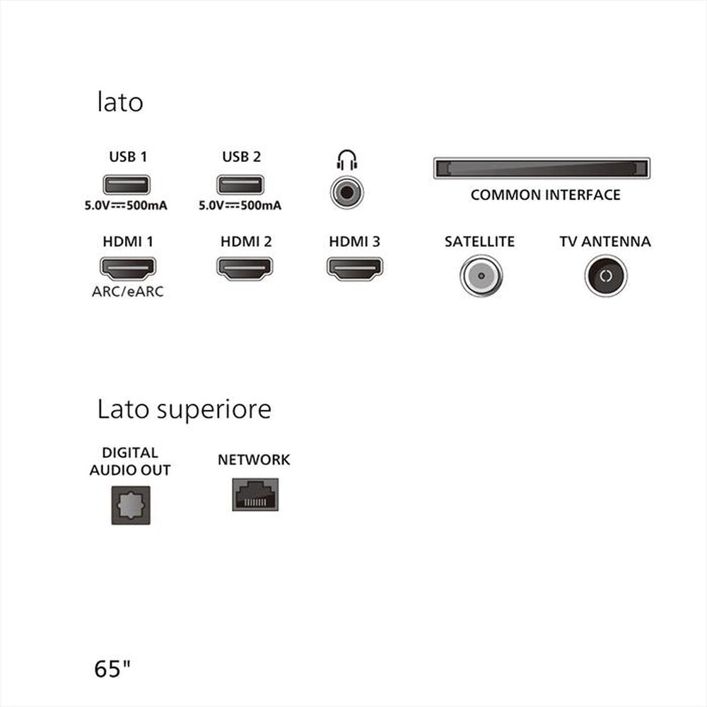 Immagine del prodotto PHILIPS - Smart TV Ambilight LED 4K 65" 65PUS8010-Black
