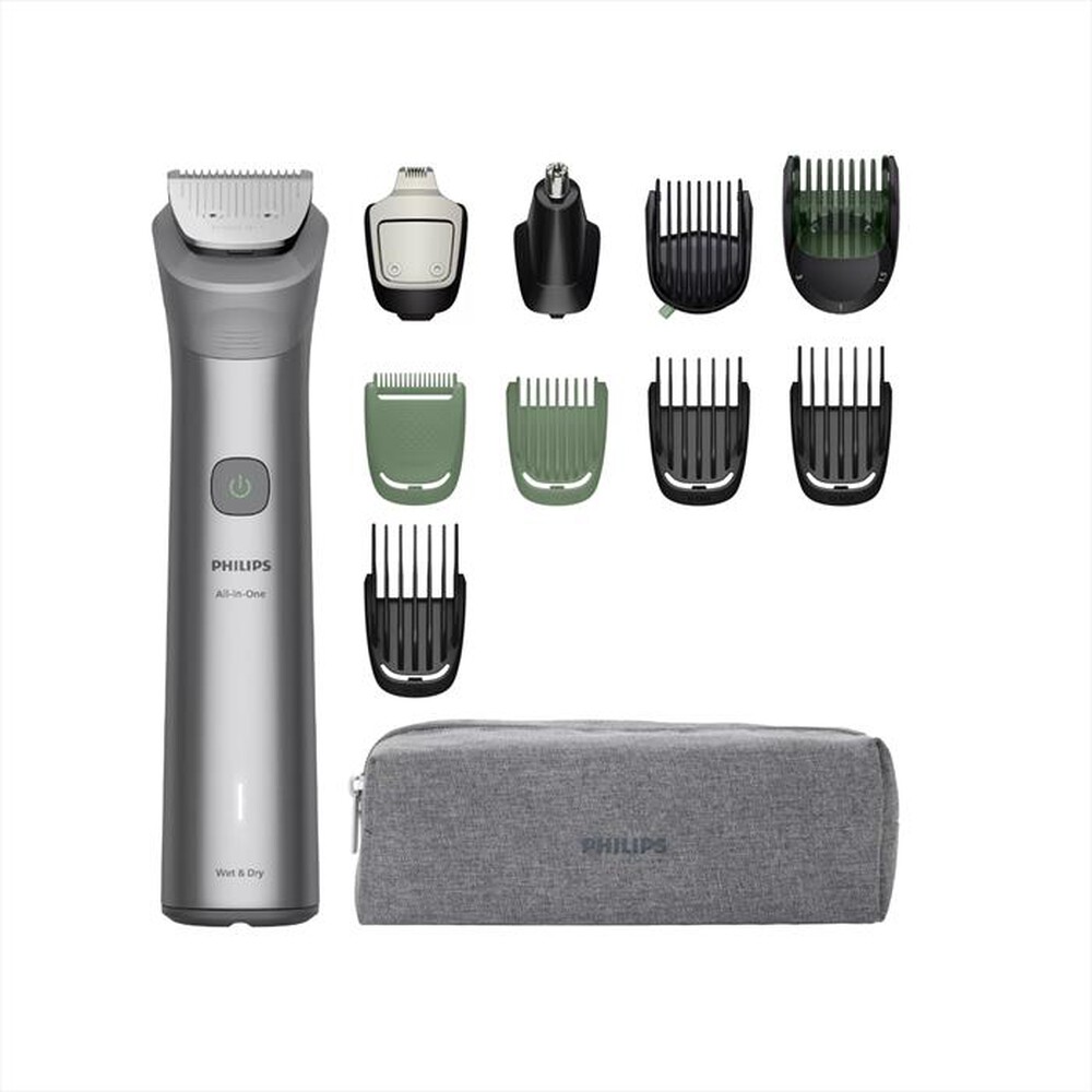 Immagine del prodotto PHILIPS - Rifinitore All-In-One Multigroom S.5000 MG5941/15-grigio chiaro