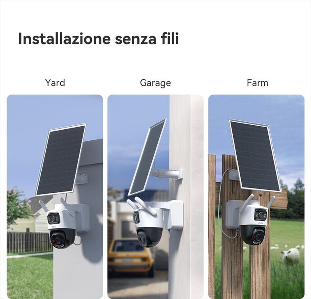 Immagine del prodotto IMOU - Telecamera da esterno AOV DUAL KIT-BIANCO