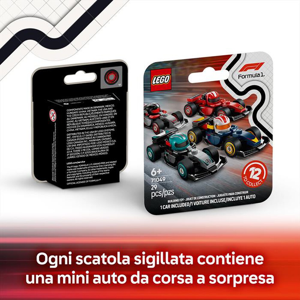 Immagine del prodotto LEGO - MINIFIGURES Monoposto di F1&reg; da collezione 71049