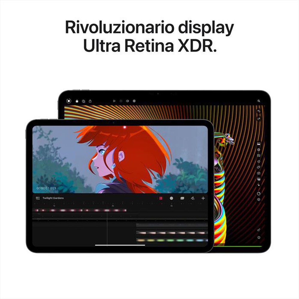 Immagine del prodotto APPLE - iPad Pro 11'' Wi-Fi + Cellular 1TB Nano-texture-NeroSiderale