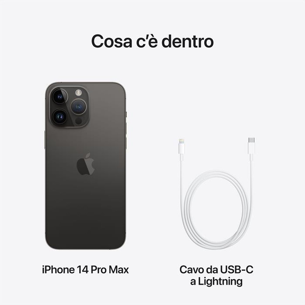 Immagine del prodotto APPLE - iPhone 14 Pro Max 512GB-Nero Siderale