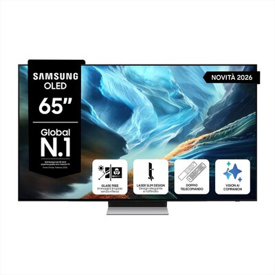 SAMSUNG - Smart TV OLED 4K Vision AI 65" QE65S90HAEXZT-Graphite Black