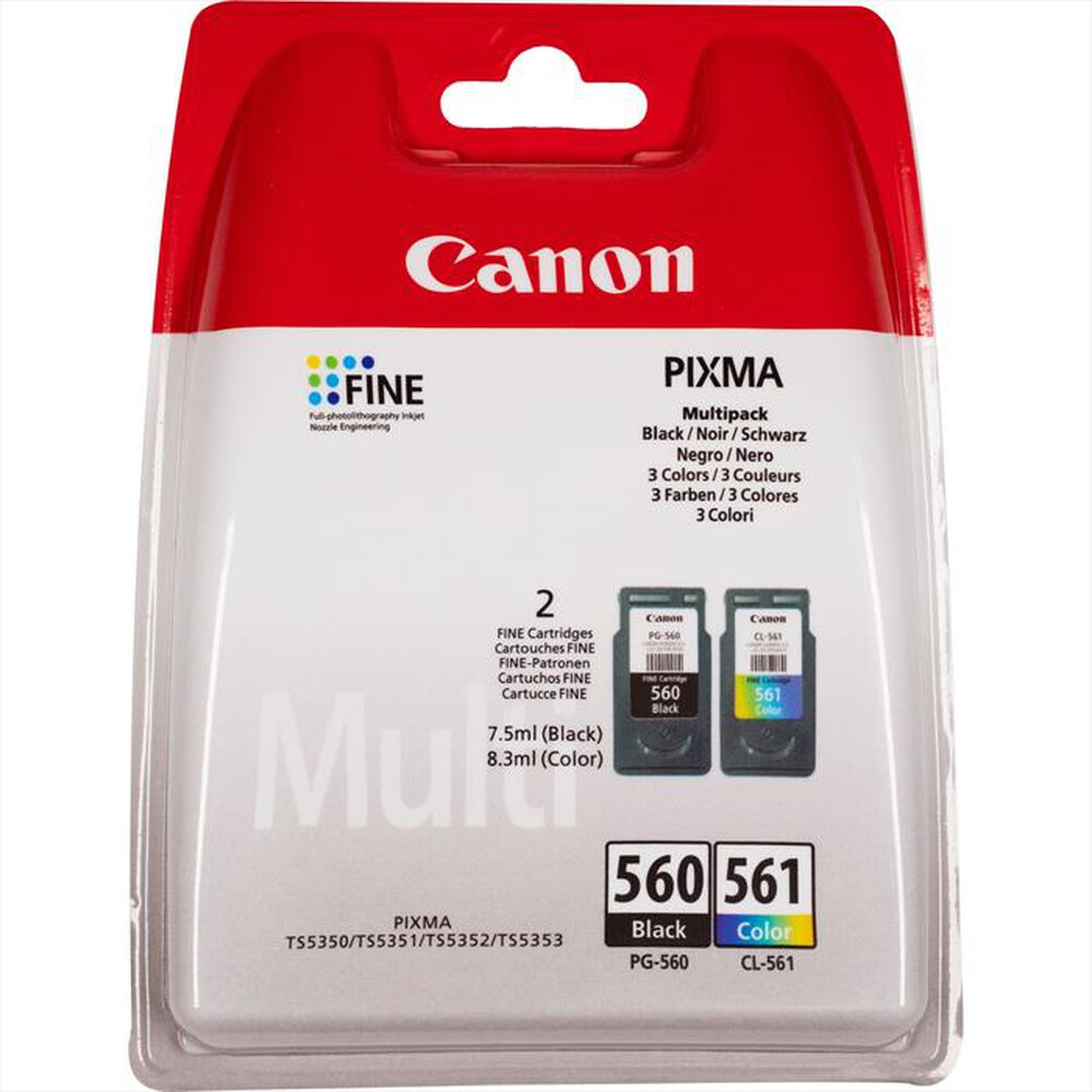 Immagine del prodotto CANON - Kit cartucce PG-560/CL-561 MULTI BL SEC-Colori