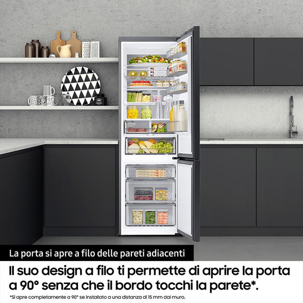 Immagine del prodotto SAMSUNG - Frigorifero combinato F-RB34D154122 BESPOKE-Glam Navy-Clean Black