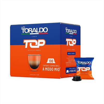 CAFFE' TORALDO - Capsule linea TOP forte 100 pz comp A Modo Mio