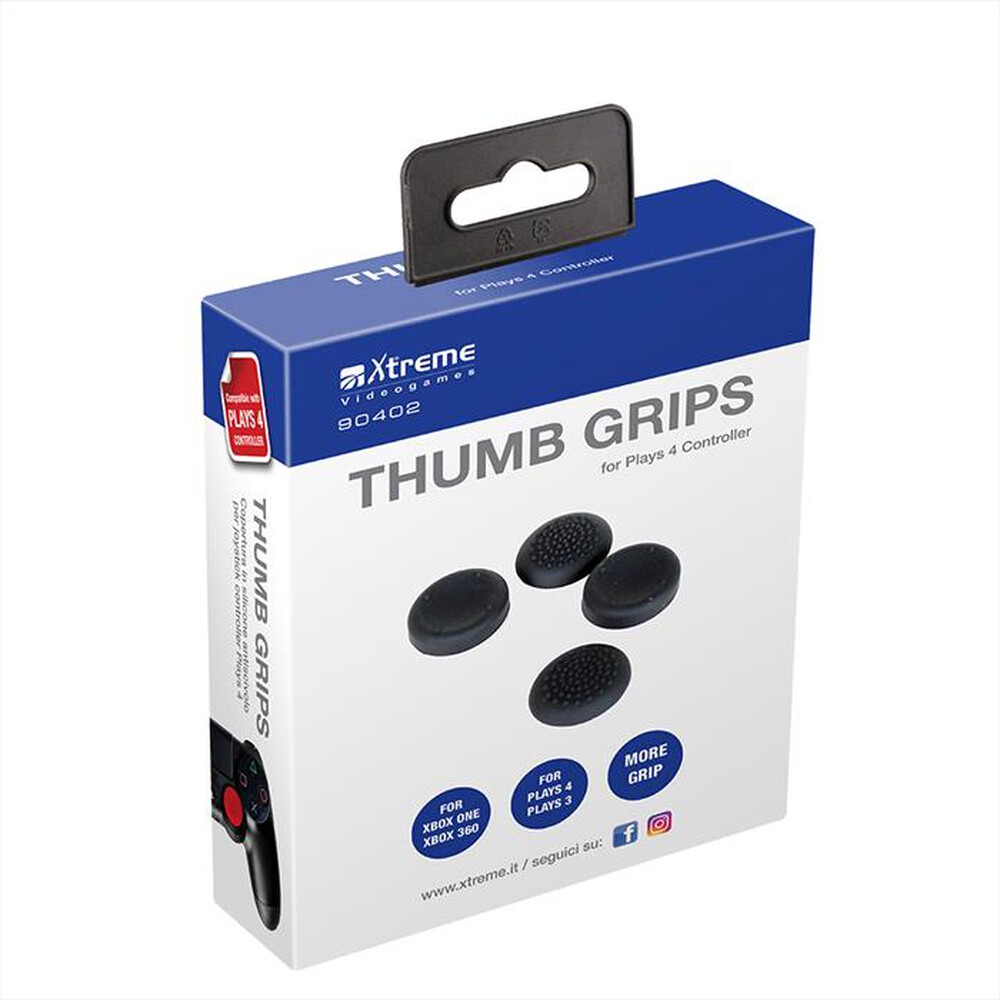 Immagine del prodotto XTREME - 90402 - Thumb Grips-NERO/ROSSO/BIANCO/BLU/GRIGIO