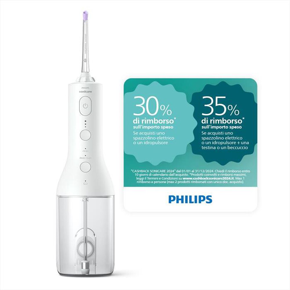 Immagine del prodotto PHILIPS - Idropulsore HX3806/31-Bianco