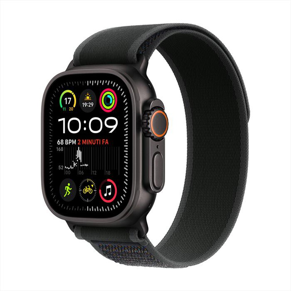 Immagine del prodotto APPLE - Watch Ultra 2 GPS + Cellular 49mm Titanio-Nero - Trail Loop Nero - M/L