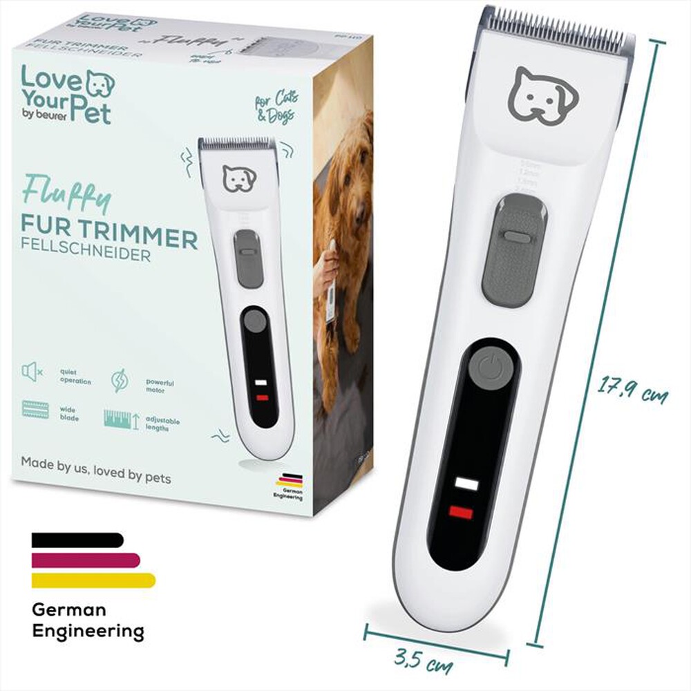 Immagine del prodotto BEURER - Tosatrice PP 110 FLUFFY-Bianco