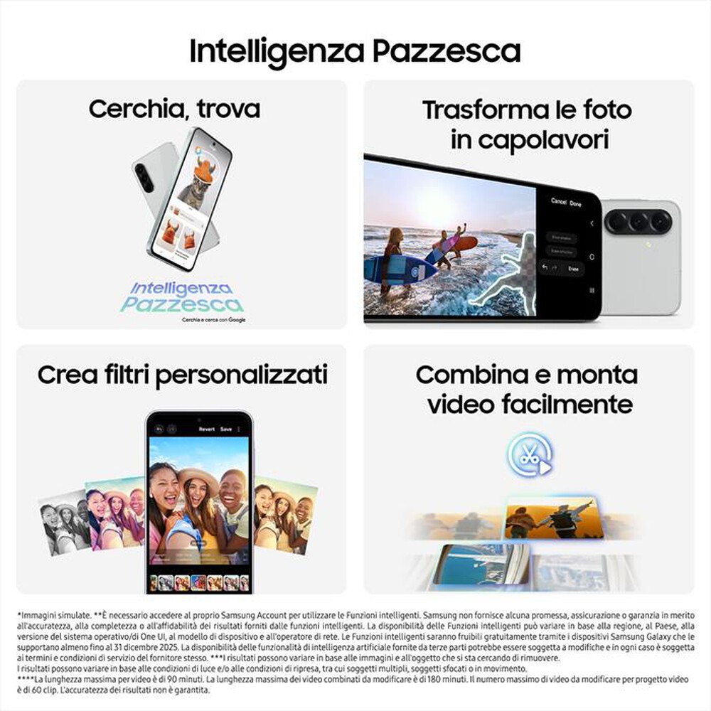 Immagine del prodotto VODAFONE - SAMSUNG Galaxy A56 5G 128GB EE-Black