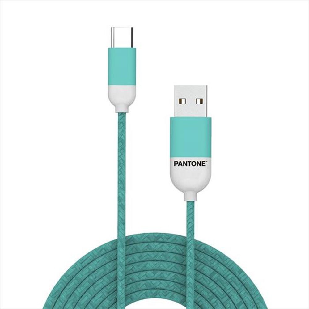 PANTONE - PT-TC001-5L - TYPE-C CABLE 1 5 MT-AZZURRO/PLASTICA