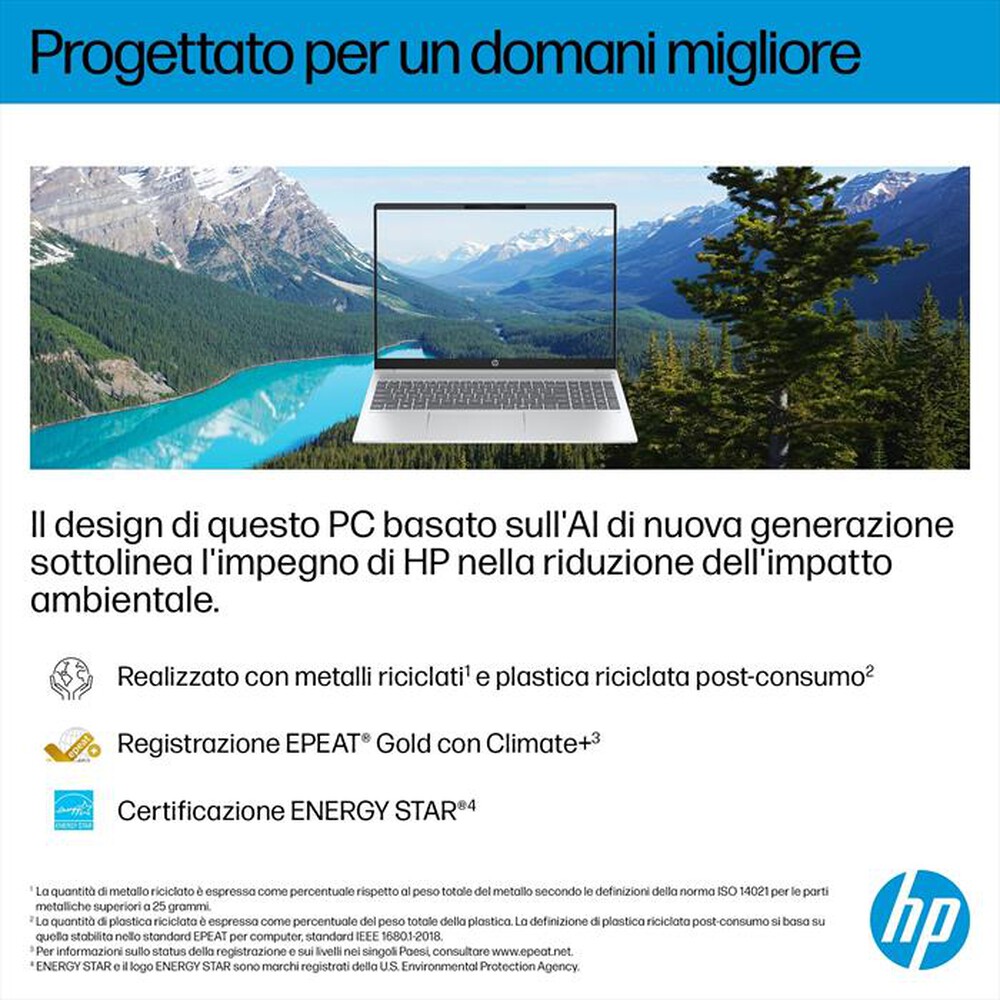 Immagine del prodotto HP - Notebook OMNIBOOK 5 NGAI 16-AG1023NL 16"-Glacier Silver