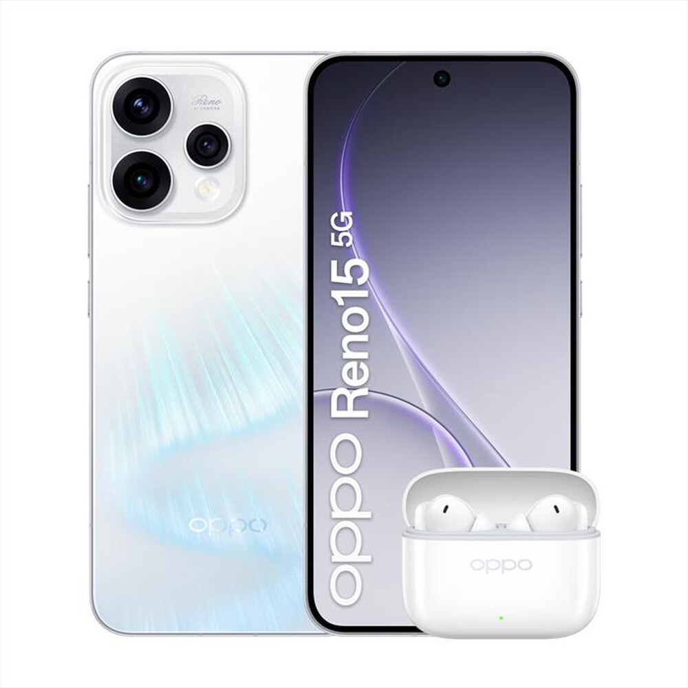 Immagine del prodotto OPPO - Smartphone RENO15 5G (8GB+512GB) Box-Aurora White
