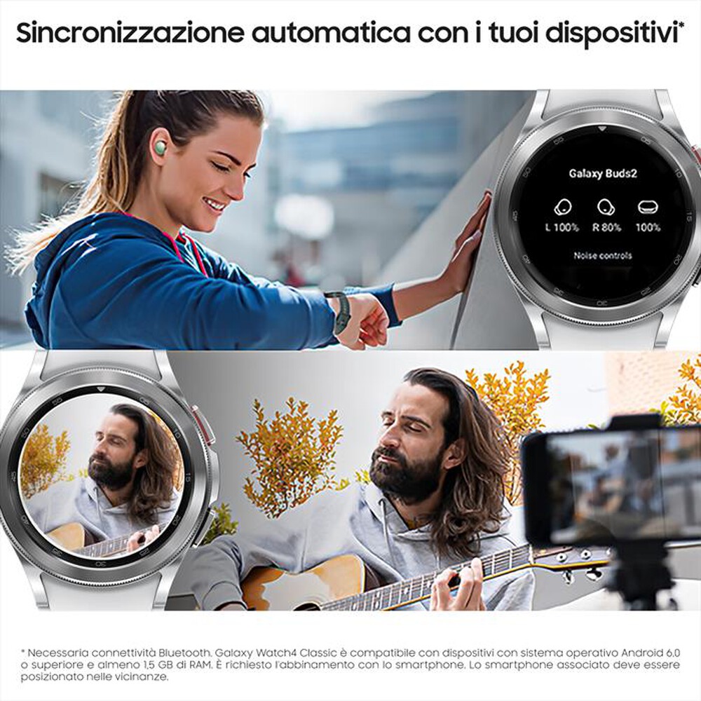 Immagine del prodotto SAMSUNG - GALAXY WATCH4 CLASSIC 42MM BT-Silver