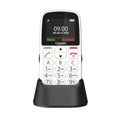 GIGASET - Cellulare GL395-White Pearl