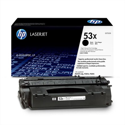 HP - 53X TONER ORIGINALE ALTA CAPACITA'-Nero, Alta Aapacit&agrave;