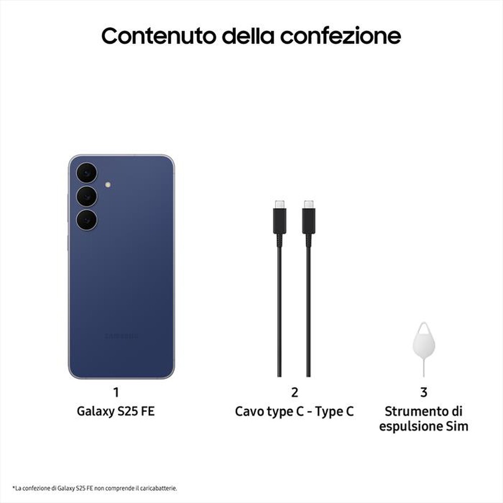 Immagine del prodotto SAMSUNG - Galaxy S25 FE 8+128GB-Navy