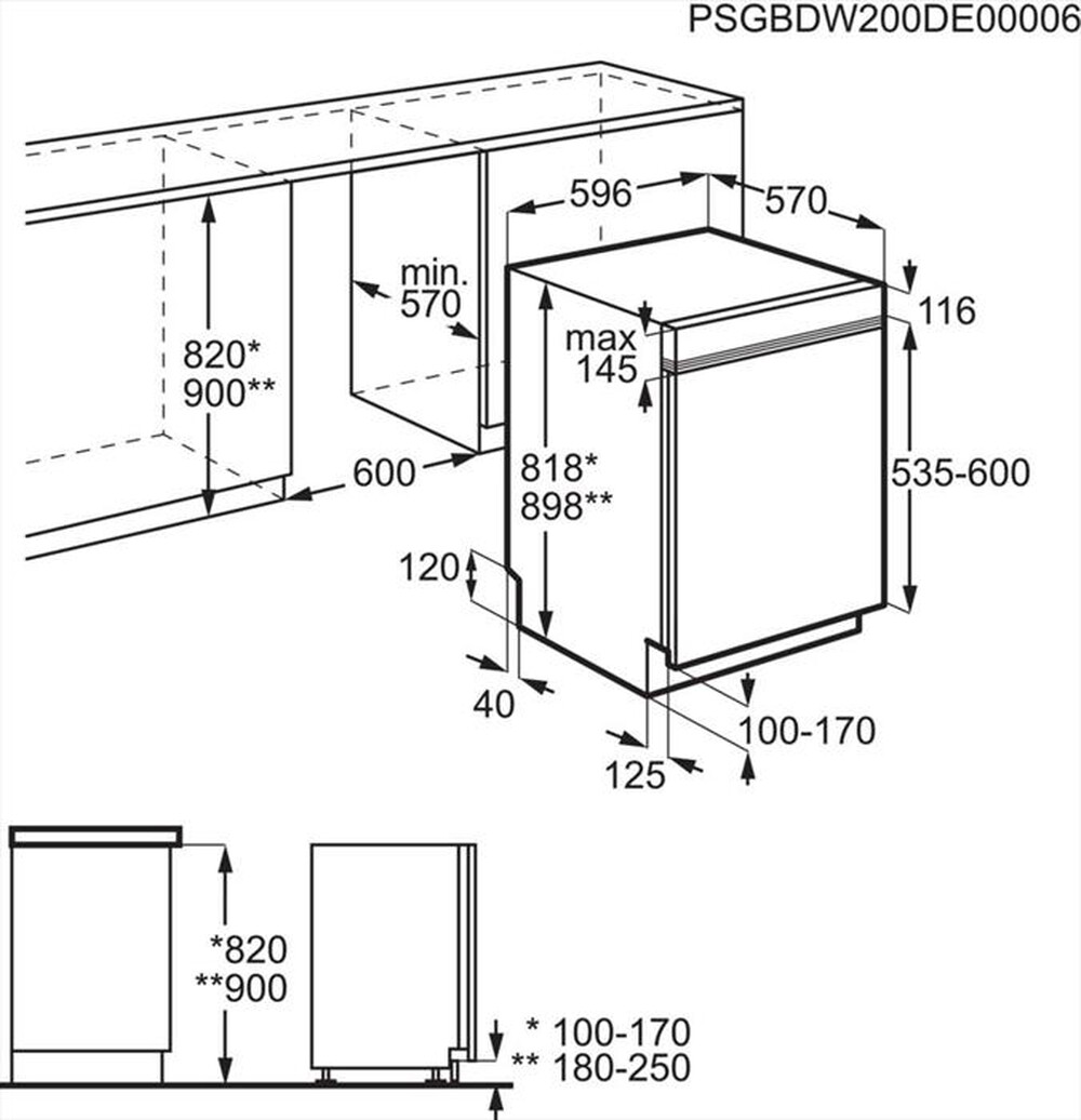 Immagine del prodotto ELECTROLUX - Lavastoviglie EEA47201IK Classe E 13 coperti
