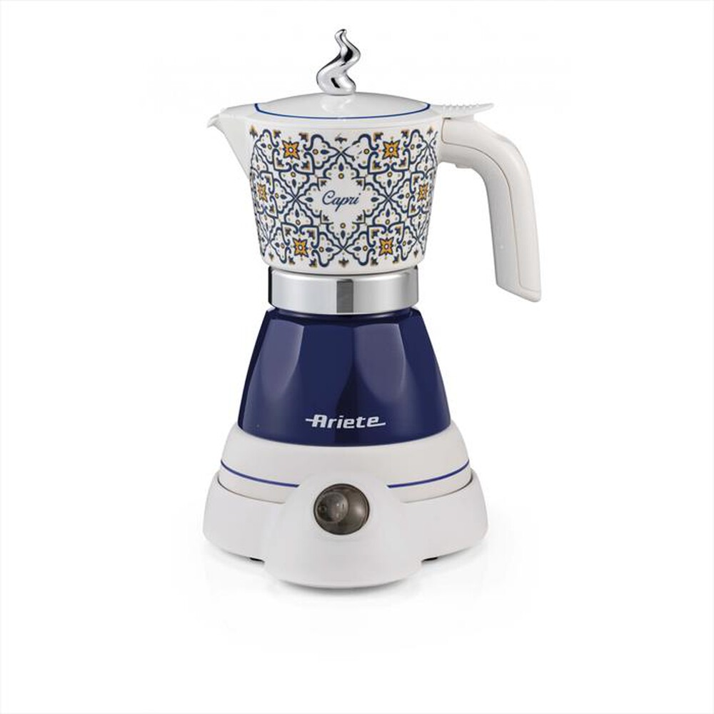 Immagine del prodotto ARIETE - Moka elettrica 1358A CAF ARIETE "CAPRI" INT-Bianco, Blu