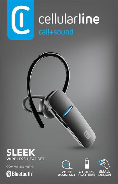CELLULARLINE - Auricolare bluetooth BTSLEEKK