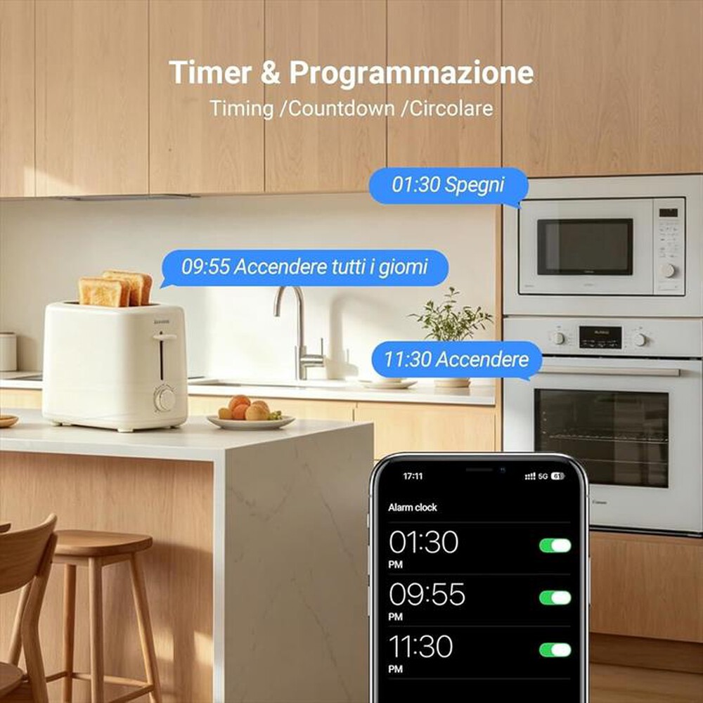 Immagine del prodotto EZVIZ - Presa smart Wi-Fi 16A T30-10E-Bianco