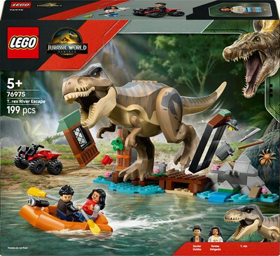 LEGO - JURASSIC WORLD Fuga sul fiume dal T. rex 76975