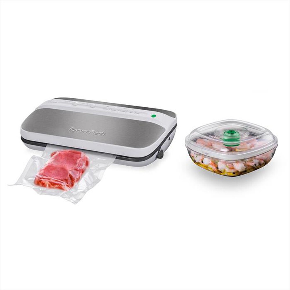 Immagine del prodotto MACOM - Macchina sottovuoto automatica VAC 6090-ACCIAIO BIANO/NERO