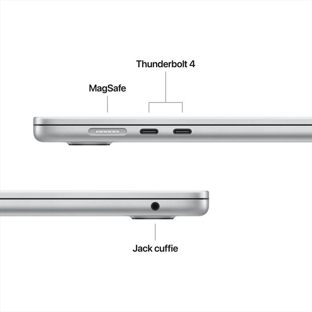 Immagine del prodotto APPLE - MacBook Air 15" M5 Core 10 CPU 10 GPU 24GB 1TB SSD-Argento