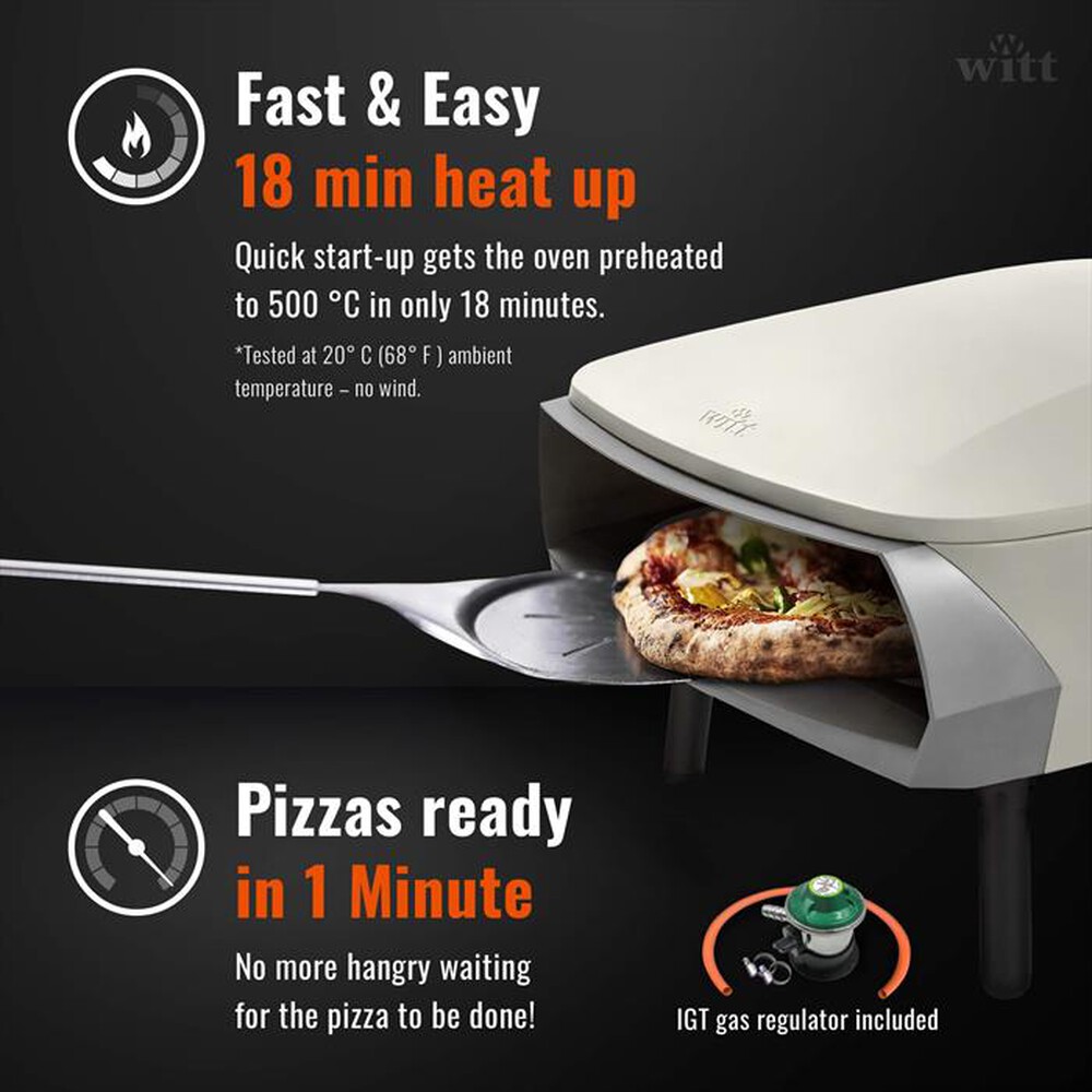 Immagine del prodotto WITT - Forno pizza da esterno ETNA FERMO-Stone