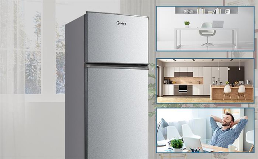 Immagine del prodotto MIDEA - Frigorifero 2 porte MDRT294FGE50  Classe E 204lt-Grigio