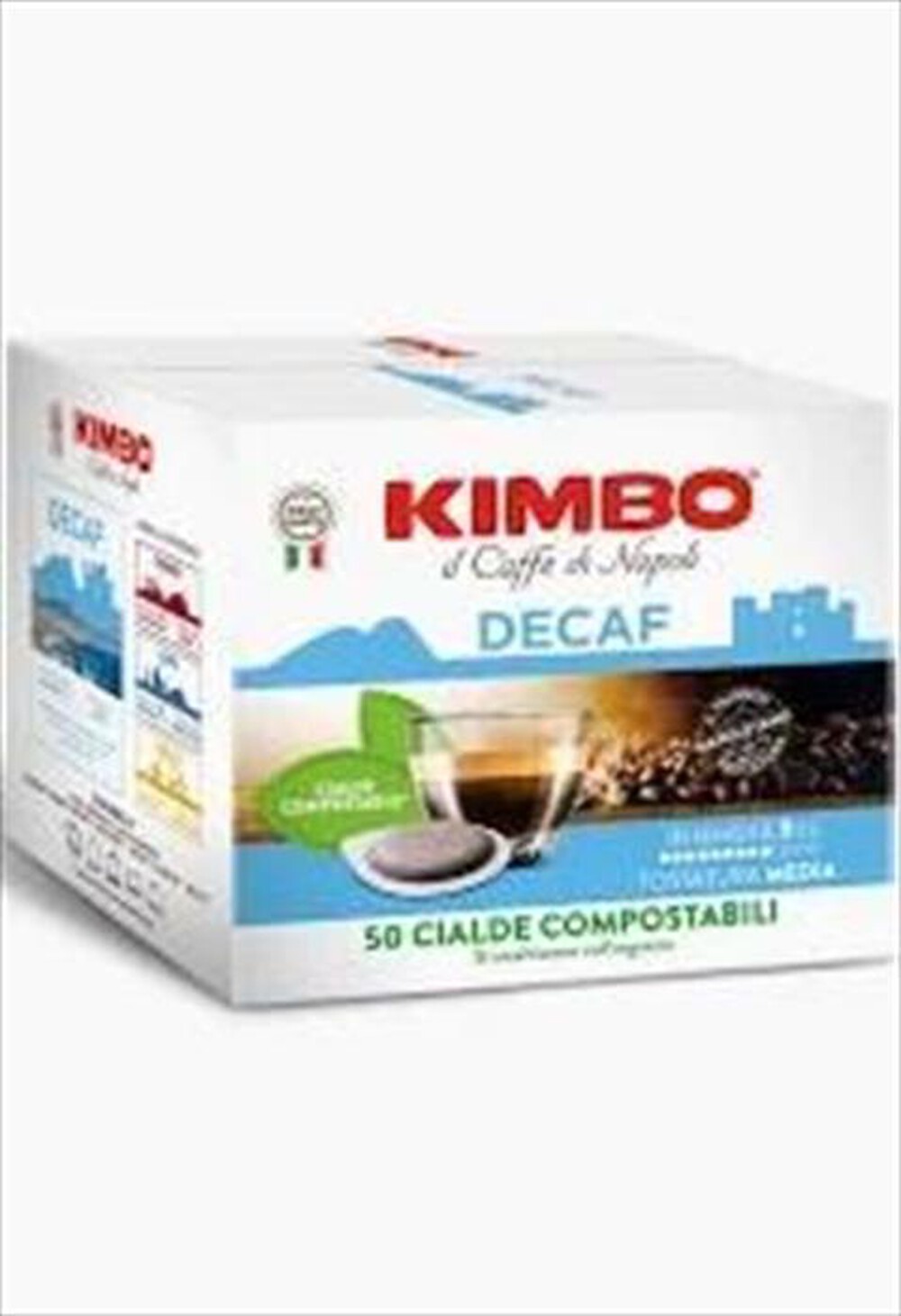 Immagine del prodotto KIMBO - 014300 CIALDA COMPOSTABILE 50PZ. DECAFFEINAT-Multicolore