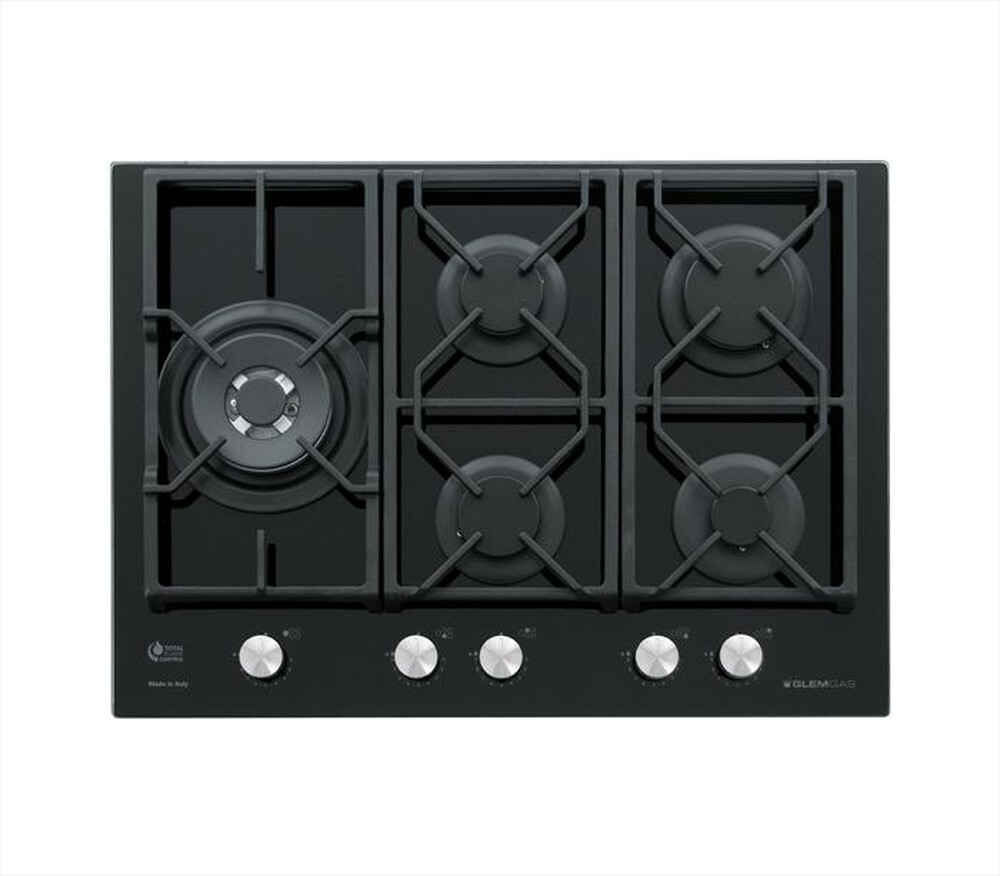 Immagine del prodotto GLEM GAS - Piano cottura a gas GV75TXBK 70cm-Nero Lucido