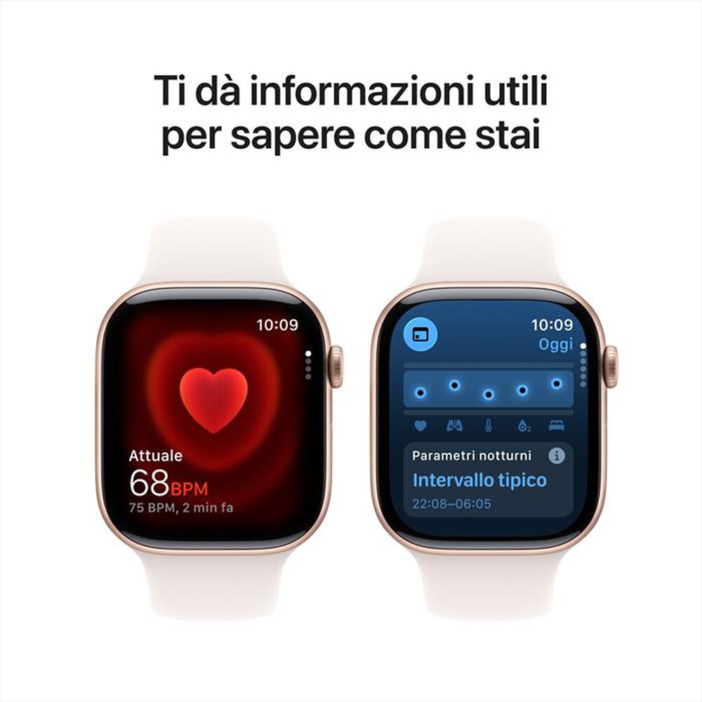 Immagine del prodotto APPLE - Watch Series 11 GPS + Cellular 46mm Alluminio-Oro Rosa - Band Rosa Fard M/L