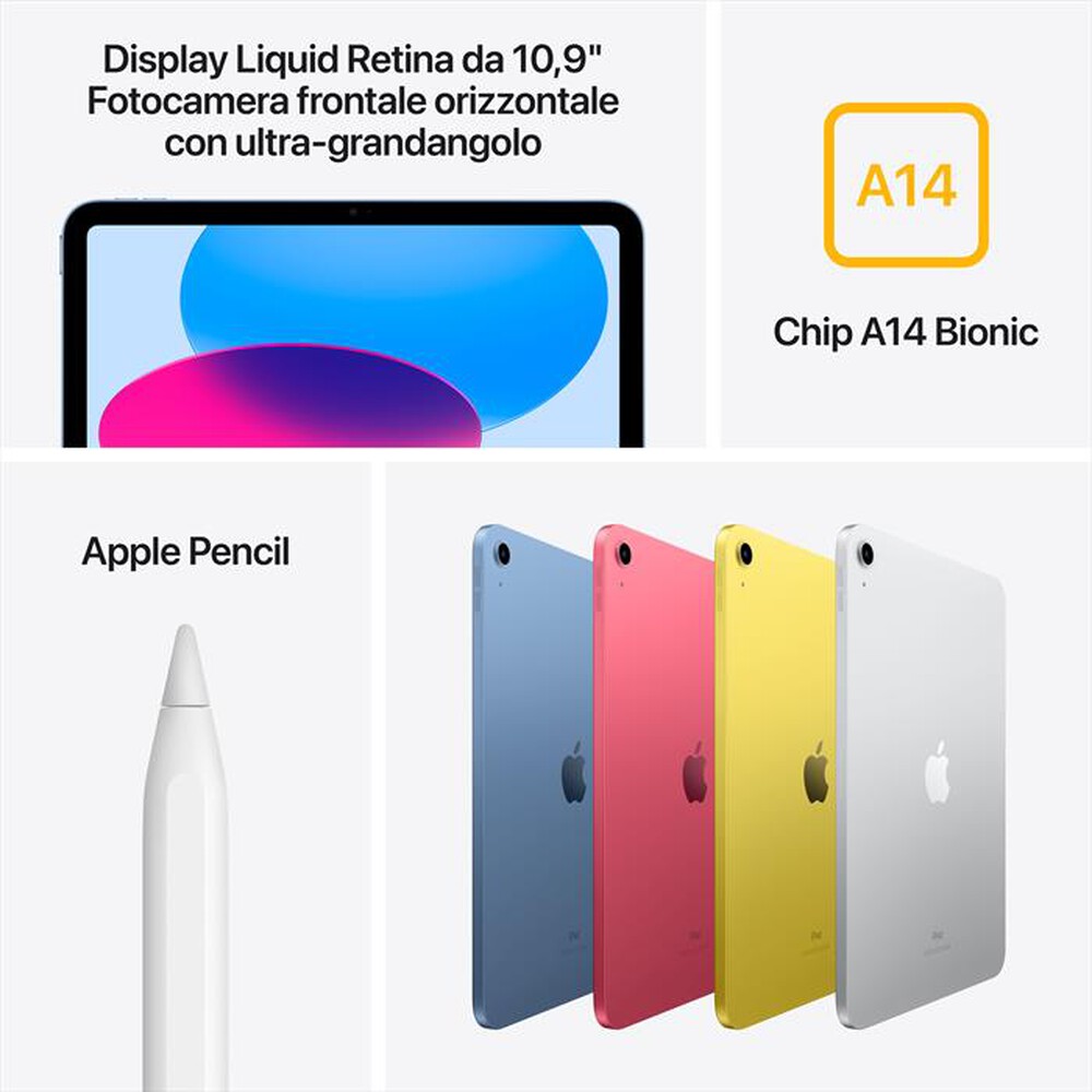 Immagine del prodotto APPLE - iPad 10.9 Wi-Fi 64GB-Giallo