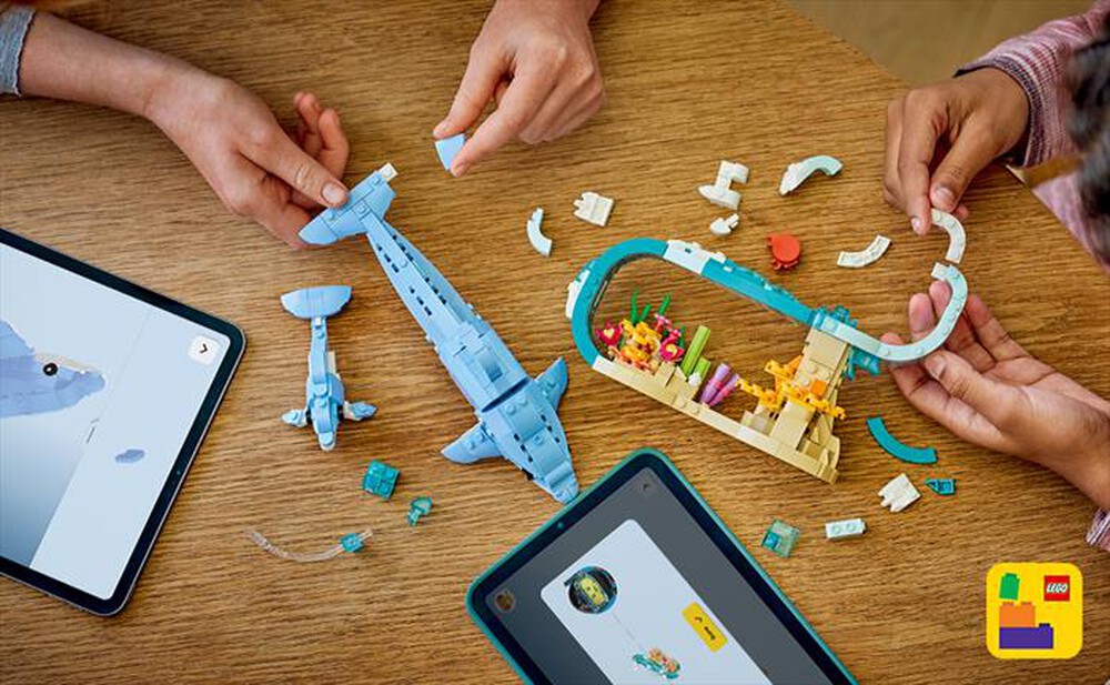 Immagine del prodotto LEGO - CREATORE 3IN1 Animali marini: delfini - 31385-Multicolore