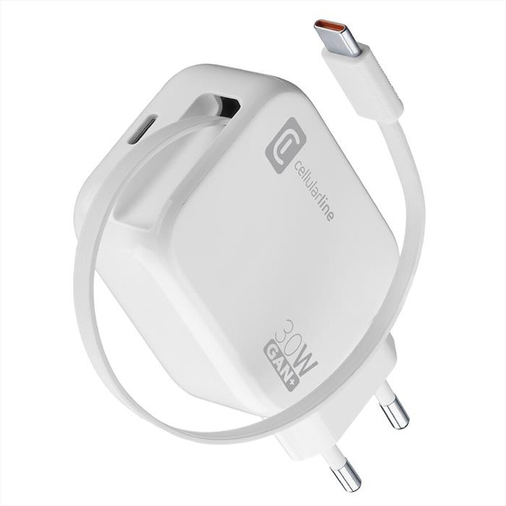 Immagine del prodotto CELLULARLINE - RETRACTABLE POWER 30W-Bianco