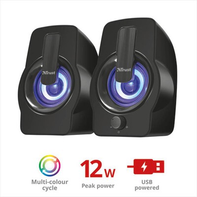 TRUST - GEMI RGB 2.0 SPKR ST BLK-Black