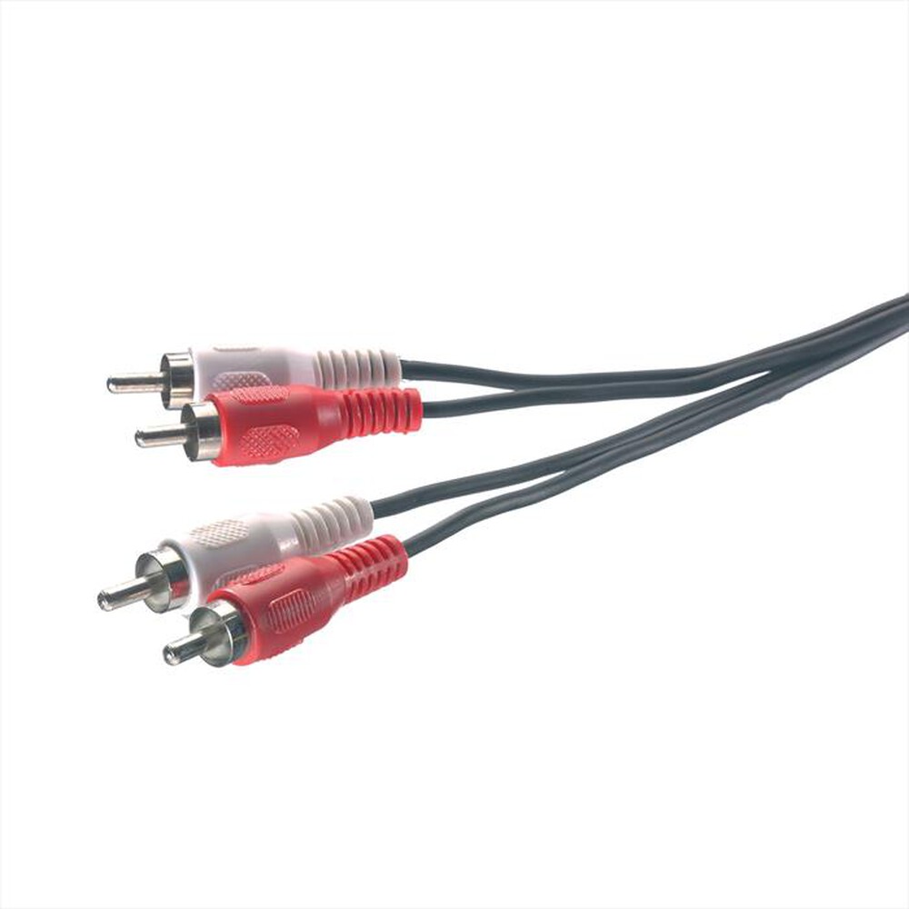 Immagine del prodotto SBS - Audio connection 2xRCA plug <-> 2xRCA plug 5m-Nero