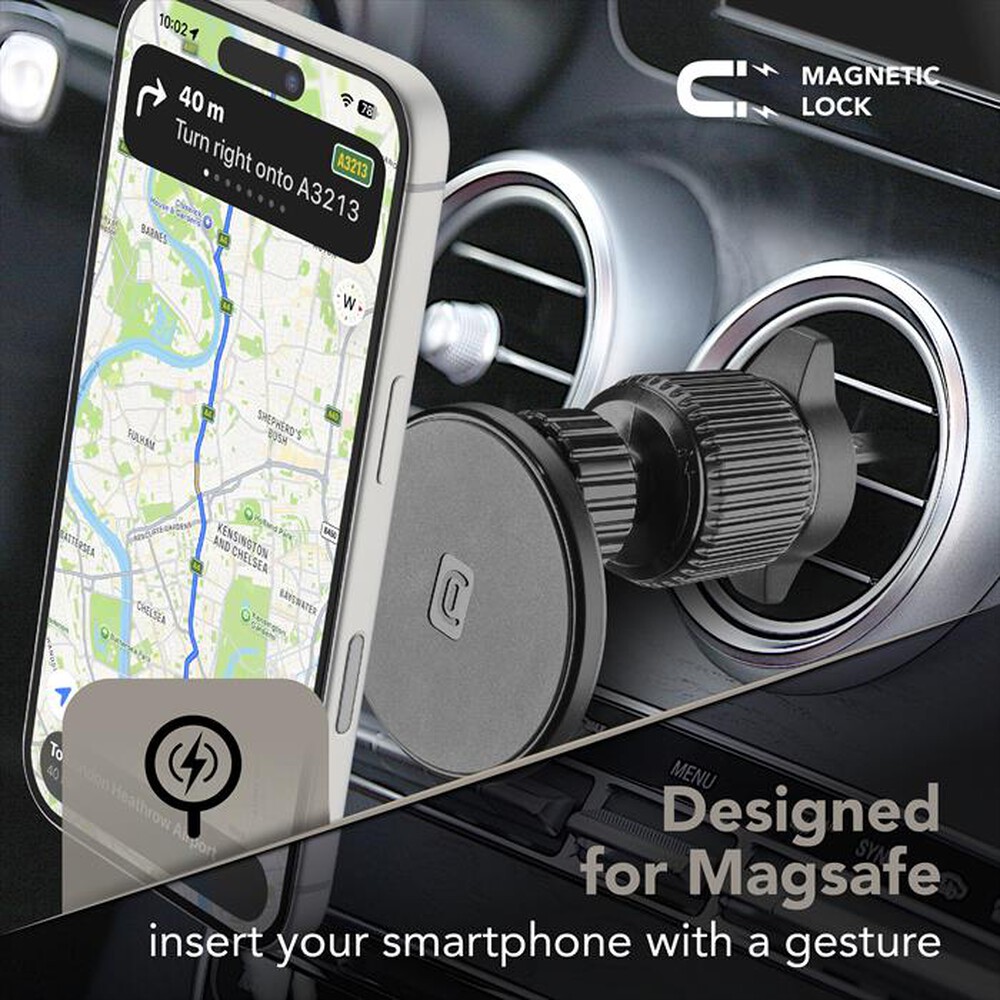 Immagine del prodotto CELLULARLINE - Supporto auto magnetico MagSafe MAG HOLDER-Nero
